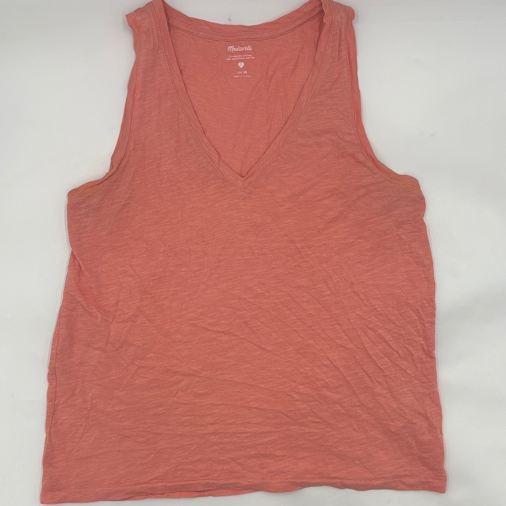 Madewell Whisper Cotton V-Neck Tank